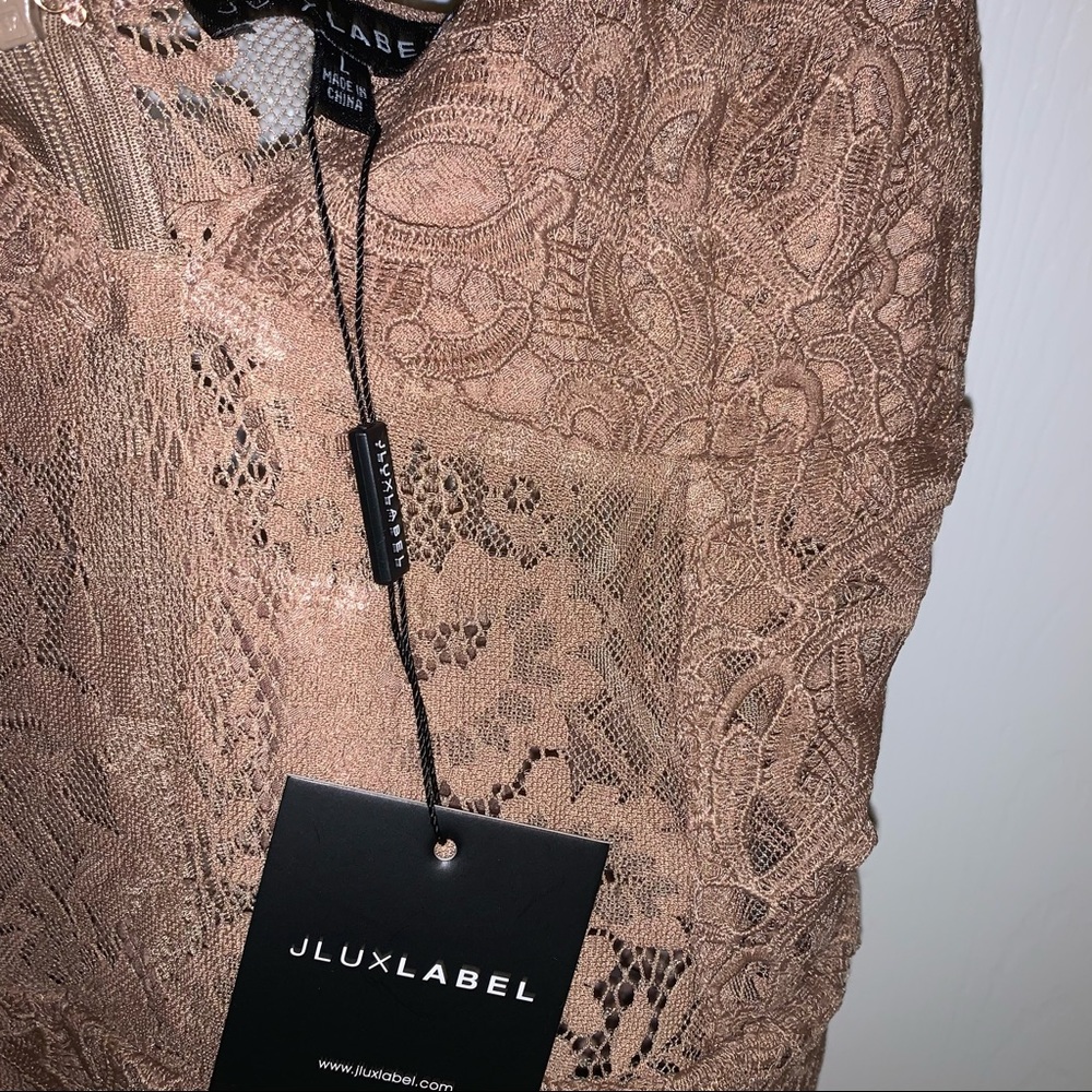 NWT JLUXLABEL Coco Leighton Tiered Lace Dress - Picture 6 of 13